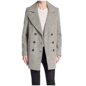 Marc New York‎ Effie Double-breasted Brushed Wool-blend Coat 6